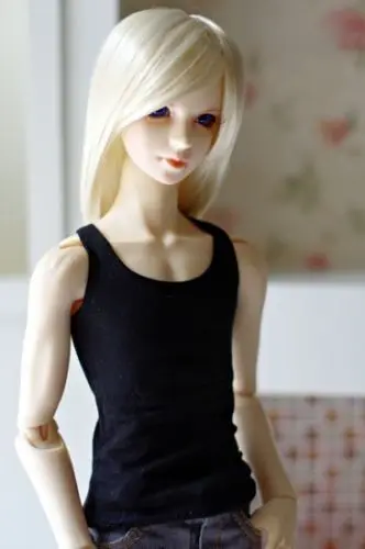 

[Wamami] 06 # черный белый жилет/футболка 1/4 MSD 1/3 SD DZ AOD LUTS SD17 DZ70 BJD Dollfie