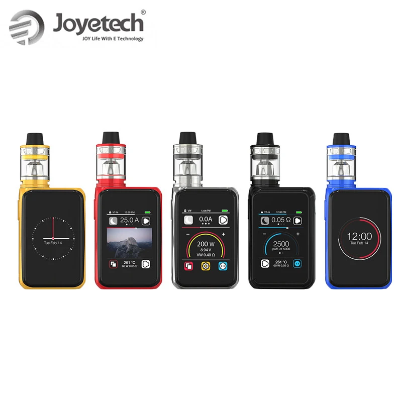 

IN STOCK Joyetech Cuboid PRO With ProCore Aries Kit 4ml High Dpi 2.4 inch Touch Panel Screen 200W Box Mod uses 18650 Battery