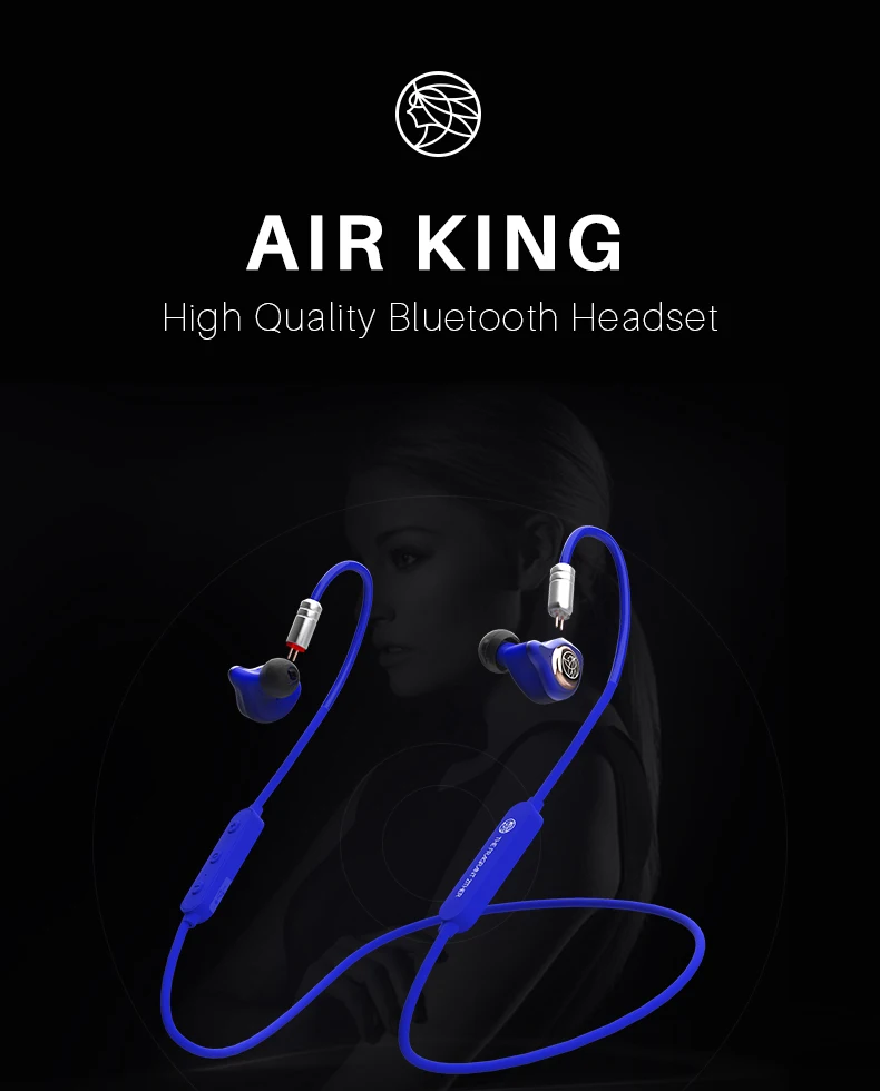 TFZ AIR KING Bluetooth беспроводные HIFI наушники-вкладыши монитор IEM с 2pin/0,78 мм съемные спортивные наушники Apt-X CSR чип