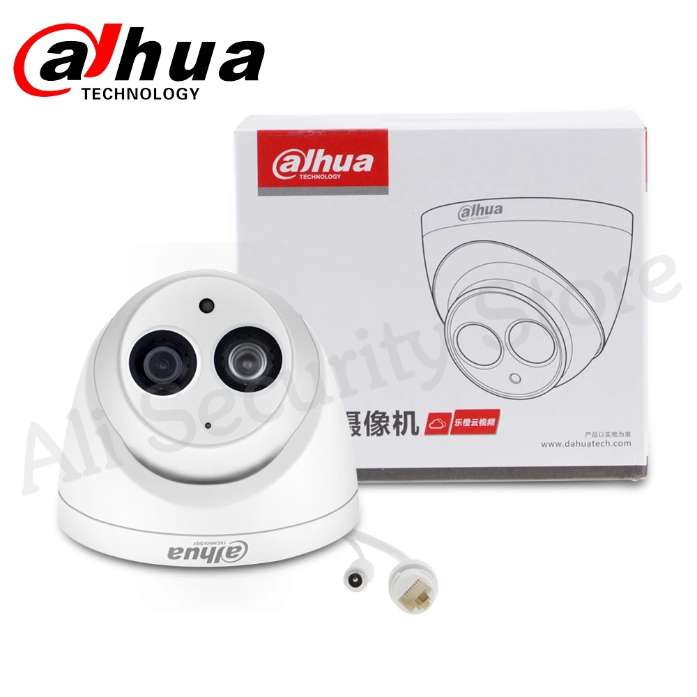 Dahua IPC-HDW4433C-A 4MP HD POE сеть Starnight IR мини купольная IP камера Встроенный микрофон Onvif CCTV от IPC-HDW4431C-A