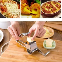 Терка для сыра ручной работы из нержавеющей стали, Вращательный прибор для натирания сыра имбиря, шоколадный нож, креативный безопасный кухонный инструмент, аксессуары