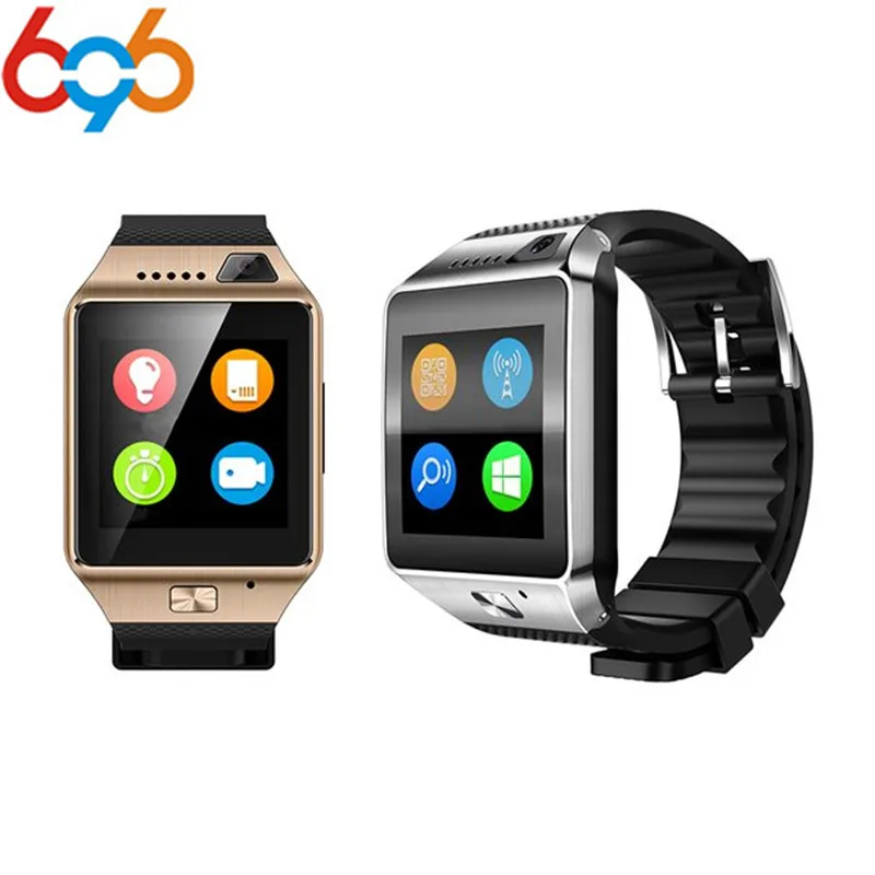 

696 DZ09 Plus Smart Watch MTK2502 Android Multi languages Smartwatch Phone Call SIM TF Camera for Samsung HUAWEI VS Y1 Q18 GT08