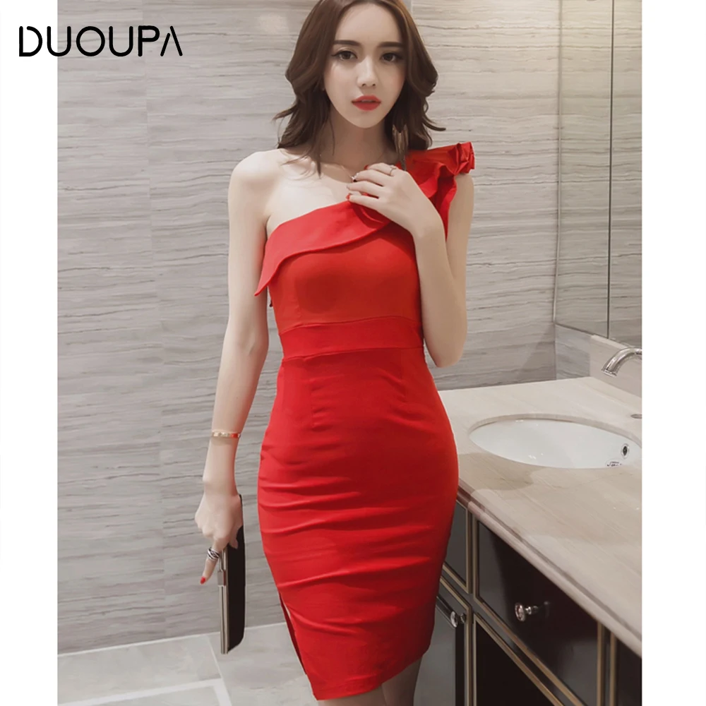 DUOUPA облегающее Бандажное Платье женское платье Vestidos Verano 2019 летние пикантные