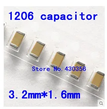 Бесплатная доставка 1206 SMD конденсатор 2.2 МКФ 25 В 225Z 200 шт.