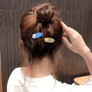 

Hair Clips Accessories Hair-pinch Fruit Daisy Sweet Butter Fruit Colored Flower Clamp Girls' Candy Popular Hairpins 5 Pieces/Lot