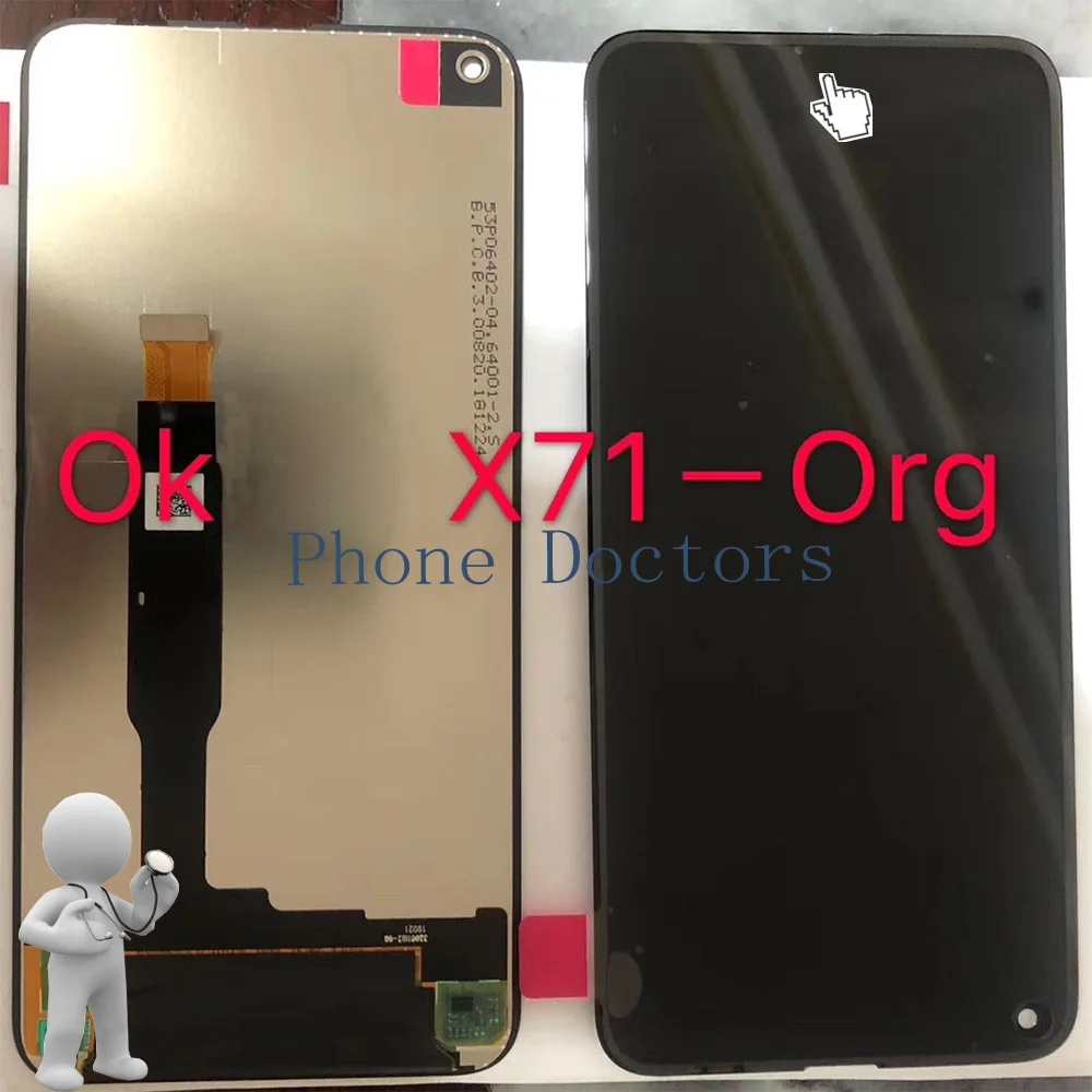 

6.39" For Nokia TA-1167 Full LCD DIsplay+Touch Screen Digitizer Assembly For Nokia 8.1 plus TA-1188 100% Tested
