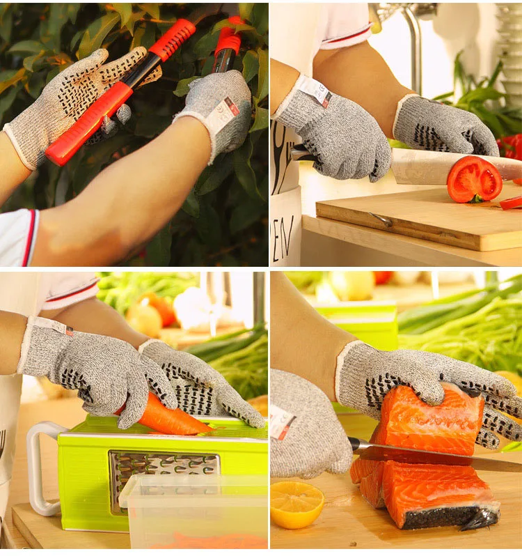 Professional Anti-cut gloves CE Standard Level 5 Cut resistant Non-slip Safety Gloves Multi-function For Working Home Kitchen (11)