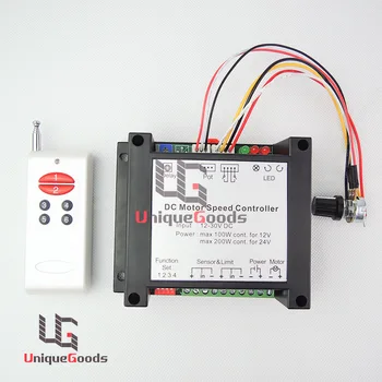 

Free Shipping 12V 24V 30V DC Motor Wireless Remote Controller Switch Reversal DC motor Control New arrival