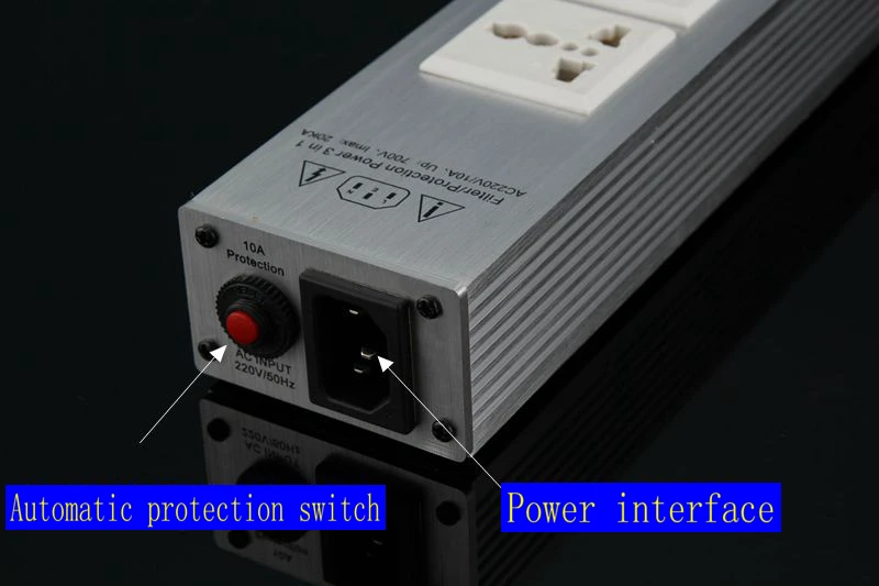 MCA AC 100 2000 Вт 10 А Расширенный аудио очиститель питания фильтр Розетка мощная AU EU