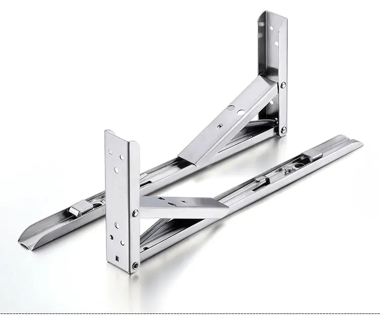 2 шт. треугольная опора из нержавеющей стали 65 кг 8 14 дюймов|stainless steel folding brackets|bracket