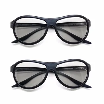 교체 AG-F310 3D 안경, 편광 패시브 안경, LG TCL 삼성 소니 콘카, 실제 3D 시네마 통화, 2 개