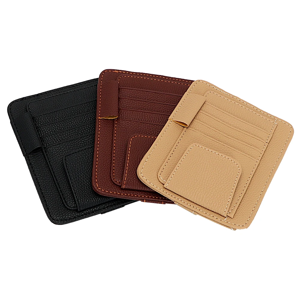 YOSOLO Multi Function Hanging Bag Auto Stowing Tidying Storage Pouch Sunshade Cover Car Visor Clip Organizer Pen IC Card Holder YOSOLO Multi Function Hanging Bag Auto Stowing Tidying Storage Pouch Sunshade Cover Car Visor Clip Organizer Pen IC Card Holder