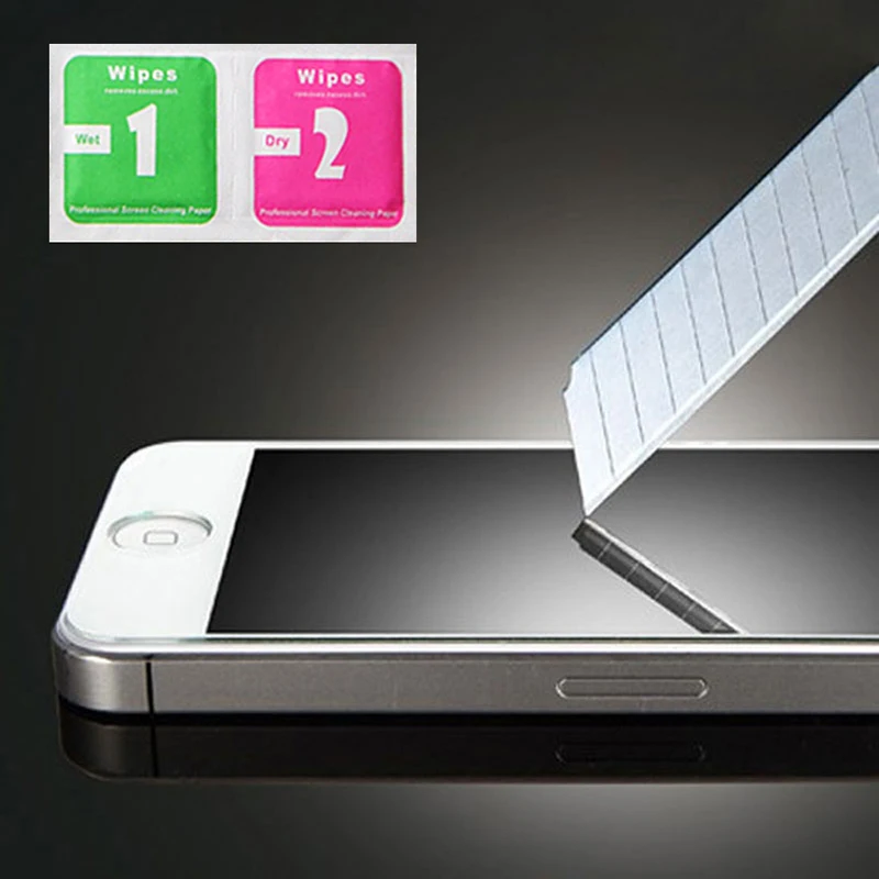 5S 2.5D 0.26mm 9H Premium Tempered Glass For iPhone 5S 5 5G 5C With Retail Box Screen Anti Shatter Protector Film For iphone 5S