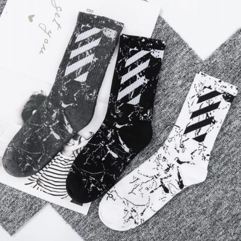 New Fashion Trend Harajuku Socks Men Camouflage Stripes Cotton Couple Long Sock 2019 Spring Winter Skateboard | Мужская одежда