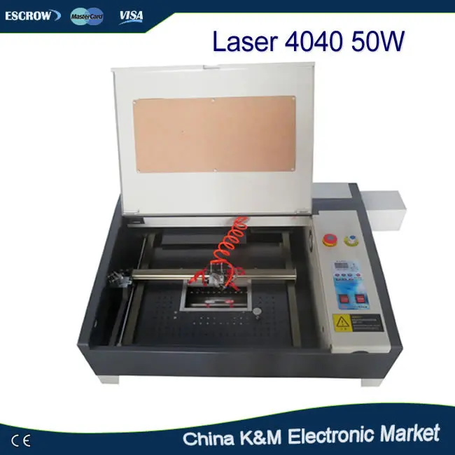 

EU tax-free 50W CO2 Laser 4040 engraving machine engraver cnc cutting machine with Rotary axis