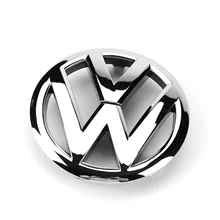 Oem 135mm frente chrome grade de radiador emblema 5k0 853 601 c acessórios do carro emblema logotipo substituição para vw volkswagen golf mk6