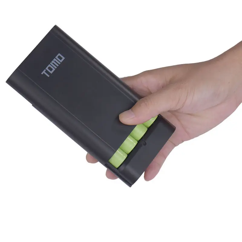 Portable Smart Power Bank Charger Dual USB 18650 Backup Battery Powerbank Charger With LCD Display Power Bank Box (No Battery))