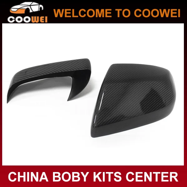 

For Cadillac ATS Carbon Fiber Mirror Cover add on style 2014 2015
