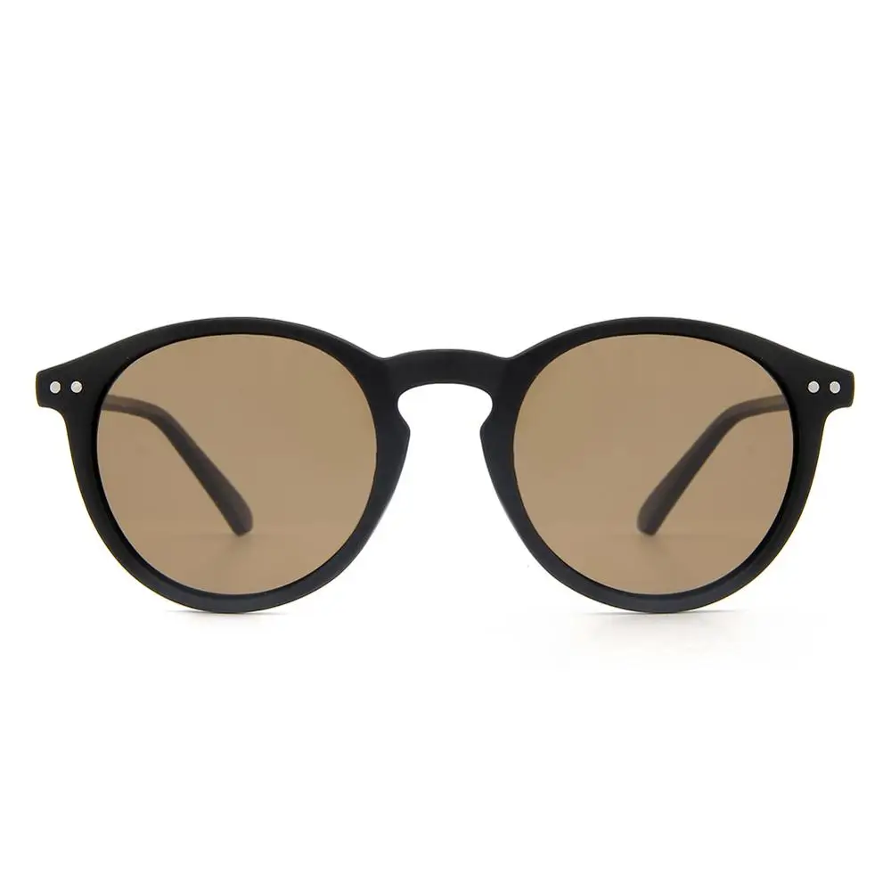 

Cyxus Polarized Sunglasses for Women Round Retro PC Frame with anti 100% Uv400-1065