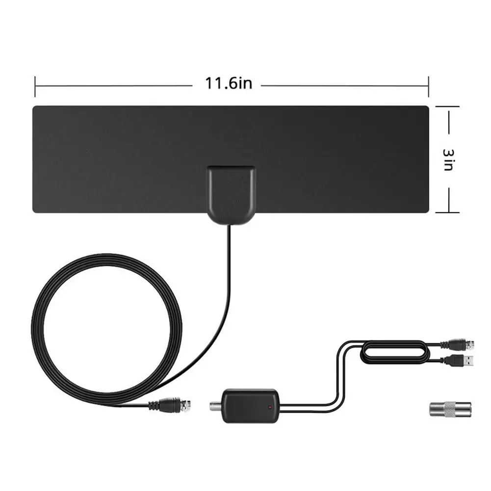 80 Miles 1080P HD tv внутренняя цифровая ТВ DVB-T2 антенна с усилителем сигнала Усилитель ТВ радиус прибой лиса телевизионная антенна