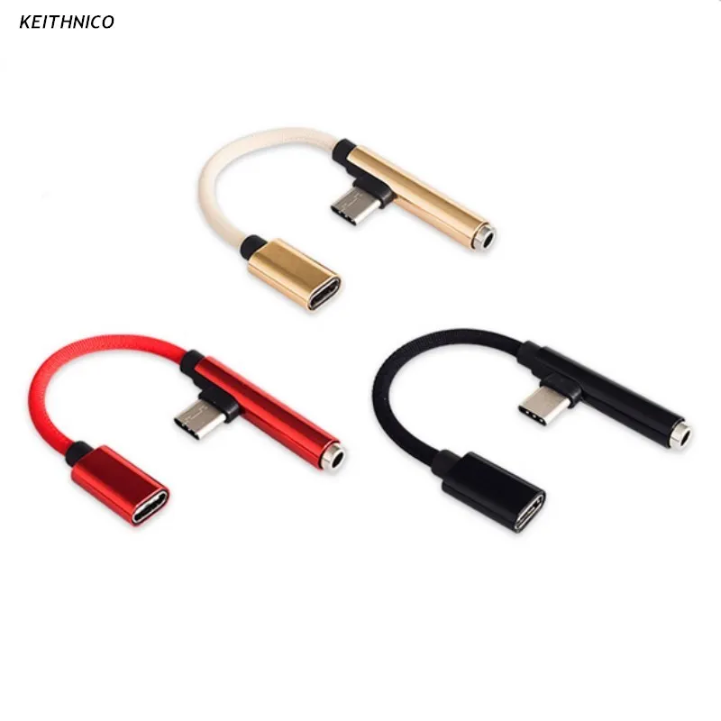 2 в 1 90 градусов USB 3. 0 Type C к -C 3 мм разъем аудио Aux кабель Мобильный телефон наушники