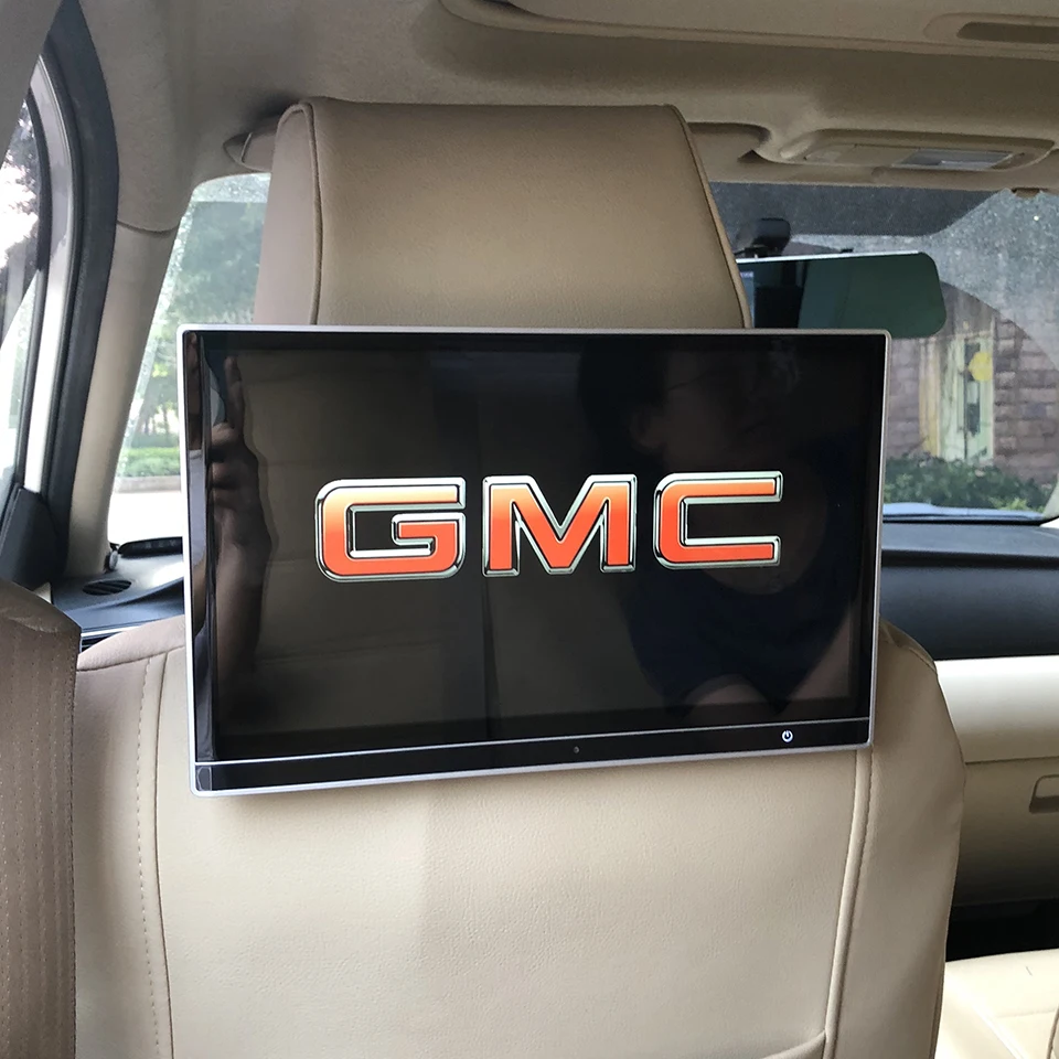 

TV In The car Screen 12.5 Inch DVD Video Player Headrest Monitor HDMI LCD Android 7.1 Rear Seat Entertainment System For GMC