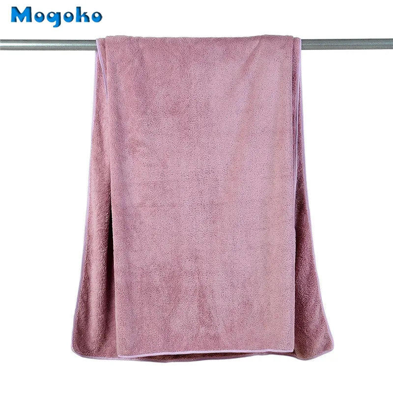 

Mogoko 2017 Brand New 1pc Super Absorbent Quick Drying Coral Fleece Pet Dog Puppy Wash Towel Have 2 Colors Optional