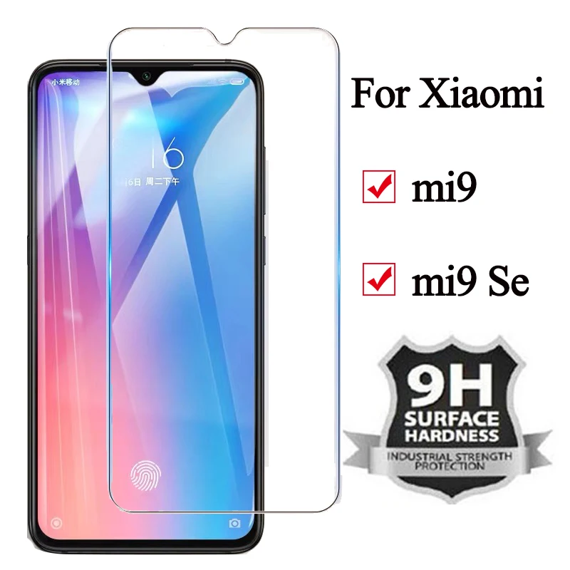 

safety Glass On For xiaomi mi9 ScreenProtector mi 9 Se Protective glas ksiomi 9mi original tempered xiomi xiami film 9h saver