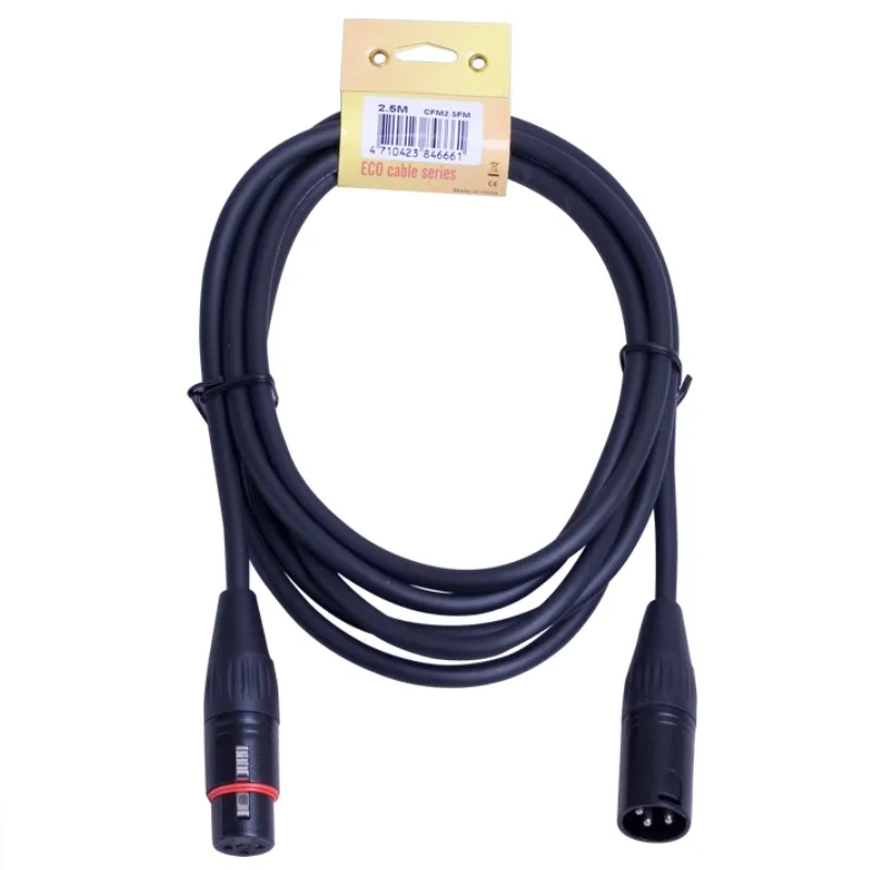 

SUPERLUX CFM series balanced signal cable connectors XLR3F~ XLR3M professional audio double canon cable XLR Male to Female