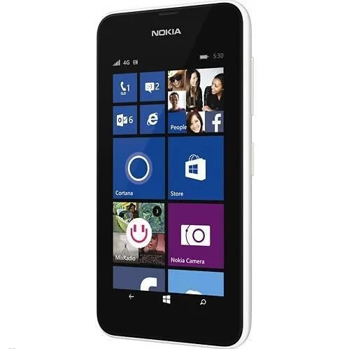 Разблокированный сотовый телефон Nokia Lumia 530, Windows OS, две sim-карты, 4 Гб, камера 4,0 МП, ips экран