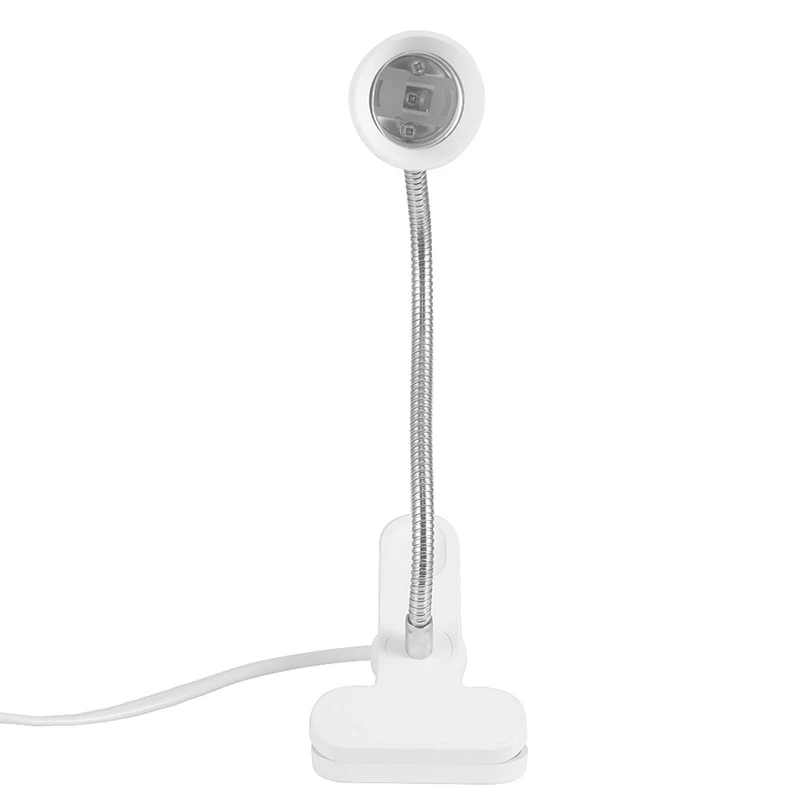 

Flexible Wire Neck Desk Lamp Socker Clip Holder Switch for E27 400MM MAL999