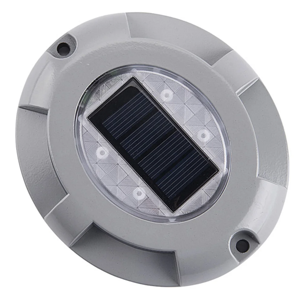 

4 LED Outdoor Garden Solar disk Light Path stairs deck step Lawn ground floor for Lamp terrace lighting