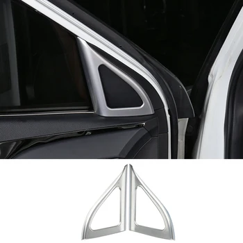 

For Creta Hyundai ix25 door speaker cover interior mouldings chrome decoration styling ABS products accessory 2015 2016 17-2018
