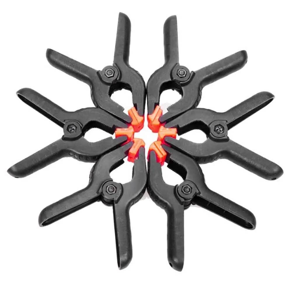 

6 Pieces 4.5 inch Universal Studio Backdrop Clamps Heavy Duty Background Muslin Photo Studio Clips for Photography Accessaries