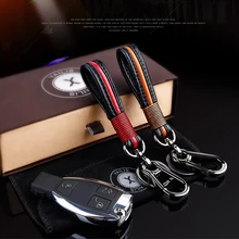 Универсальный мотоцикл автомобильный брелок кольцо брелок ручной работы кожаная пряжка подковы ювелирный держатель ключей металлический кулон сумка подарки