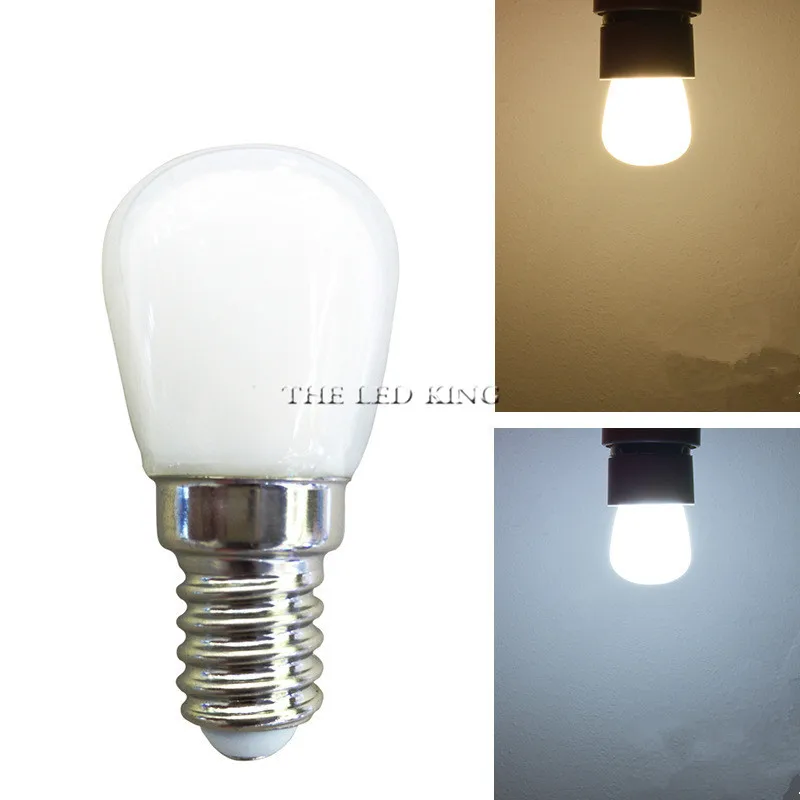 Стеклянная лампа 220 В E14 Светодиодный светильник с регулируемой яркостью 4 Вт, лампа для холодильника, холодильника, морозильной камеры, швейная машина, галогенный светильник, люстры