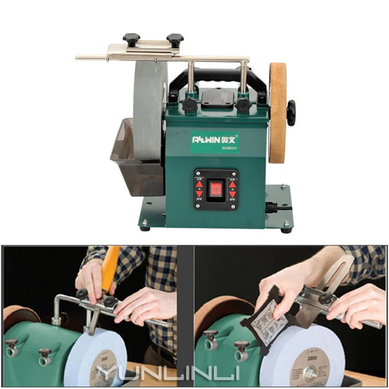 

Belt Sander &Bench Grinder Water-Cooled Sharpening Machine Multifunction Belt Grinding Polishing Sanding Machine SCM8101
