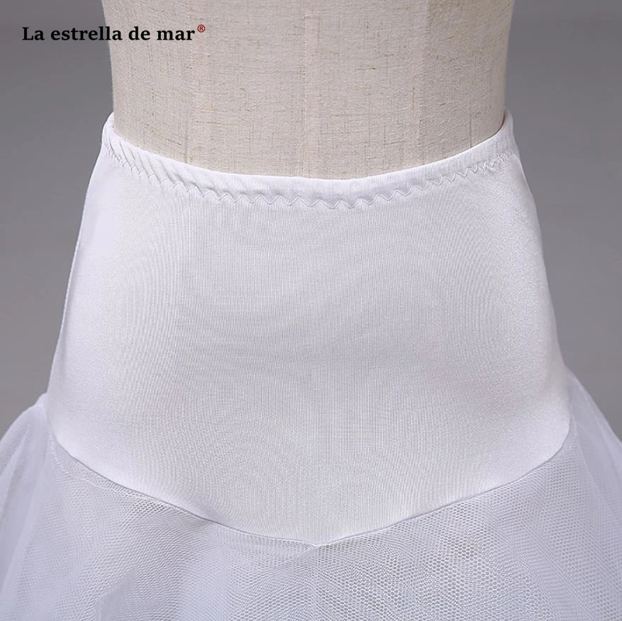 Saiote para vestido de noiva2019 Тюль трапециевидной формы белый может para vestido de novia Длинный jupon mariage дешево