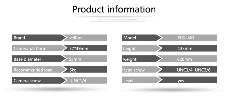 velbon PHD-61Q-0