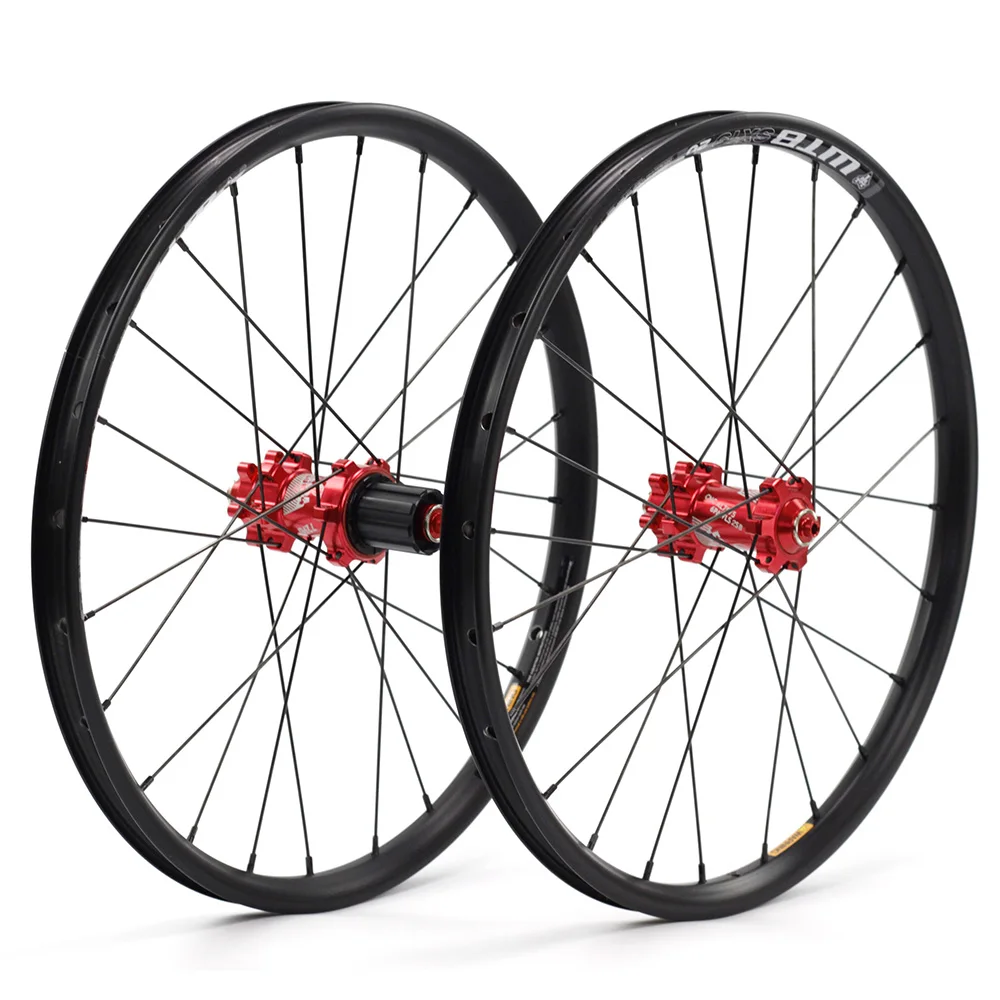 

Silverock Custom 20" 406 Aluminum Mini Velo Wheelsets Disc Brake 100mm 135mm 8-11speed Folding Bike Minivelo Wheels Rim