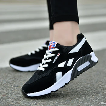 

Women Sneakers 2019 Fashion Spring Mesh Flats Lace Up Breathable Ladies shoes Woman Tenis Feminino Casual Shoes
