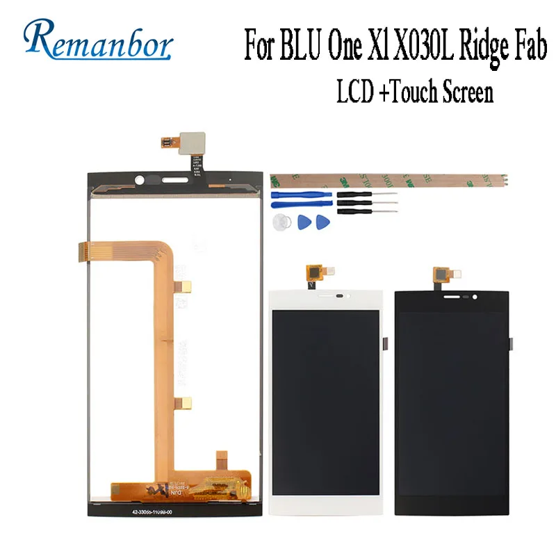 Remanbor для BLU One XL x030l Ридж fab ЖК дисплей Дисплей и Сенсорный экран сборки Smart