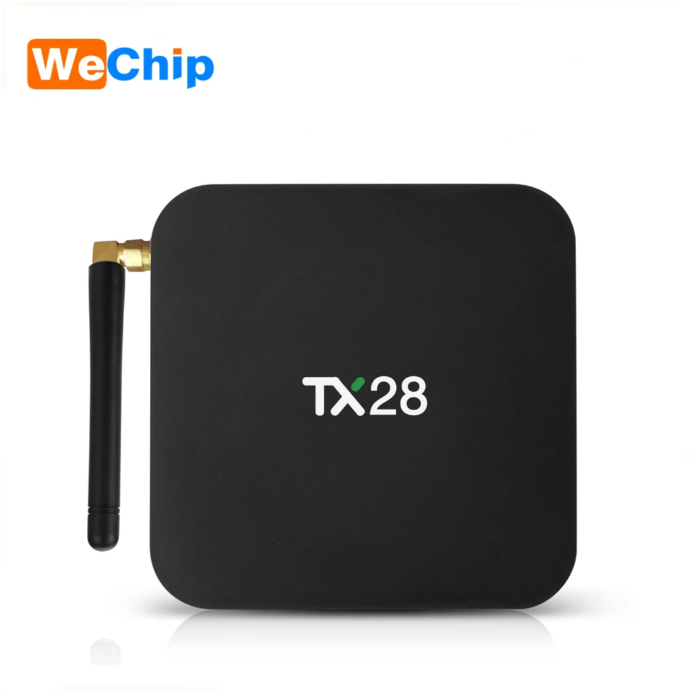 

TX28 Rockchip RK3328 Quad Core 4GB+32GB Android 7.1 TV Box 100M LAN 2.4G+5GHz Dual Wifi BT4.1 H.265 HDR10 Support 4K Set-Top Box