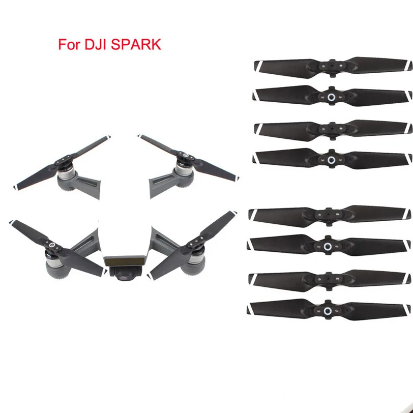 8 шт. пропеллеры для дрона DJJ Spark складное лезвие 4730F реквизит RC ЗАПАСНЫЕ ЧАСТИ 4 пары Пропеллер для DJI Spark аксессуары Дрон