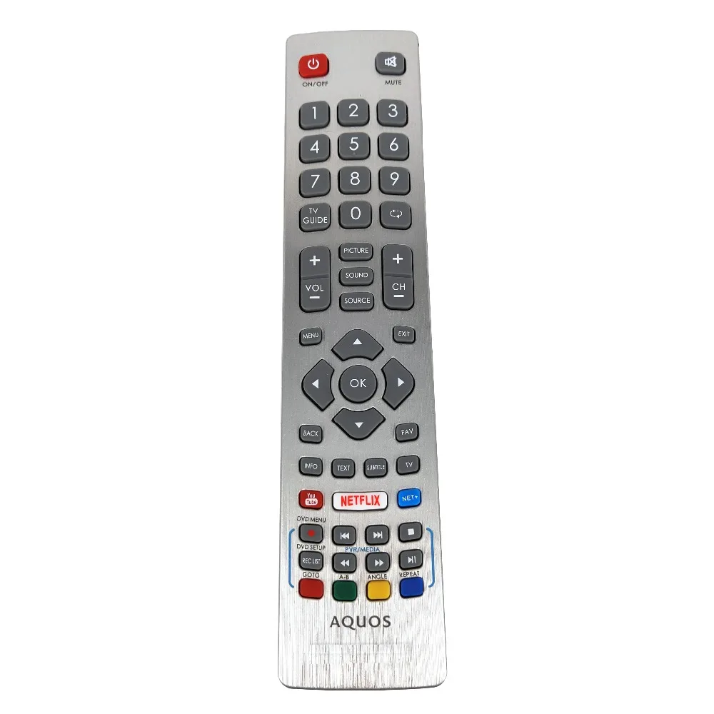 

NEW Genuine Original for Sharp Aquos HD Smart LED TV Remote Control DH1901091551 With YouTube NETFLIX Key Fernbedienung