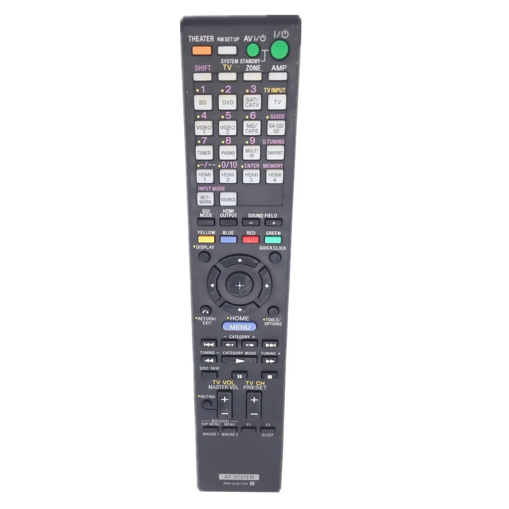 

RM-AAL034 Remote Control For SONY AV SYSTEM RM-AAL034 STR-DA4600ES
