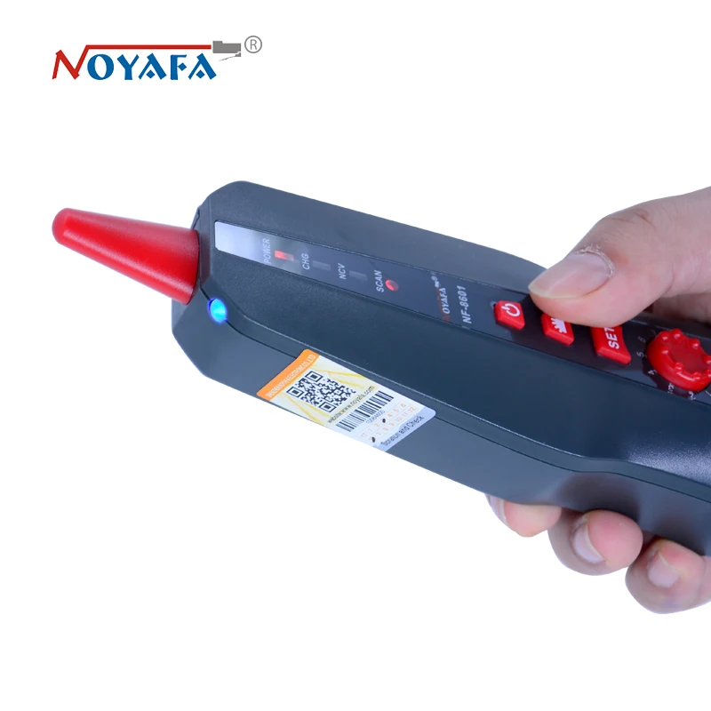 Nuevo probador de Cable de red multifuncional NF-8601W, probador de longitud de Cable LCD, probador de punto de rotura, versión en inglés NF_8601W - 4
