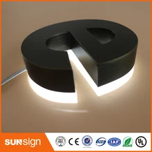 Водонепроницаемый светодиодный рассеивающий акриловый материал буква со светодиодной подсветкой знак