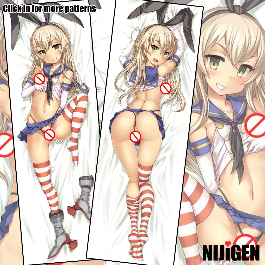 Декоративный чехол для подушки Kantai Collection с аниме дакимакура|Наволочка| |