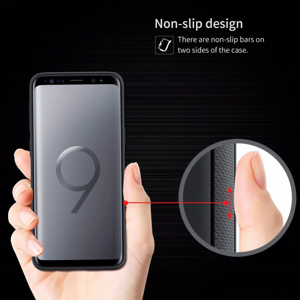Магнитный чехол для телефона samsung Galaxy S9 S9 PLUS с поддержкой беспроводной зарядки Nillkin Magic чехол samsung S9 чехол с магнитным держателем